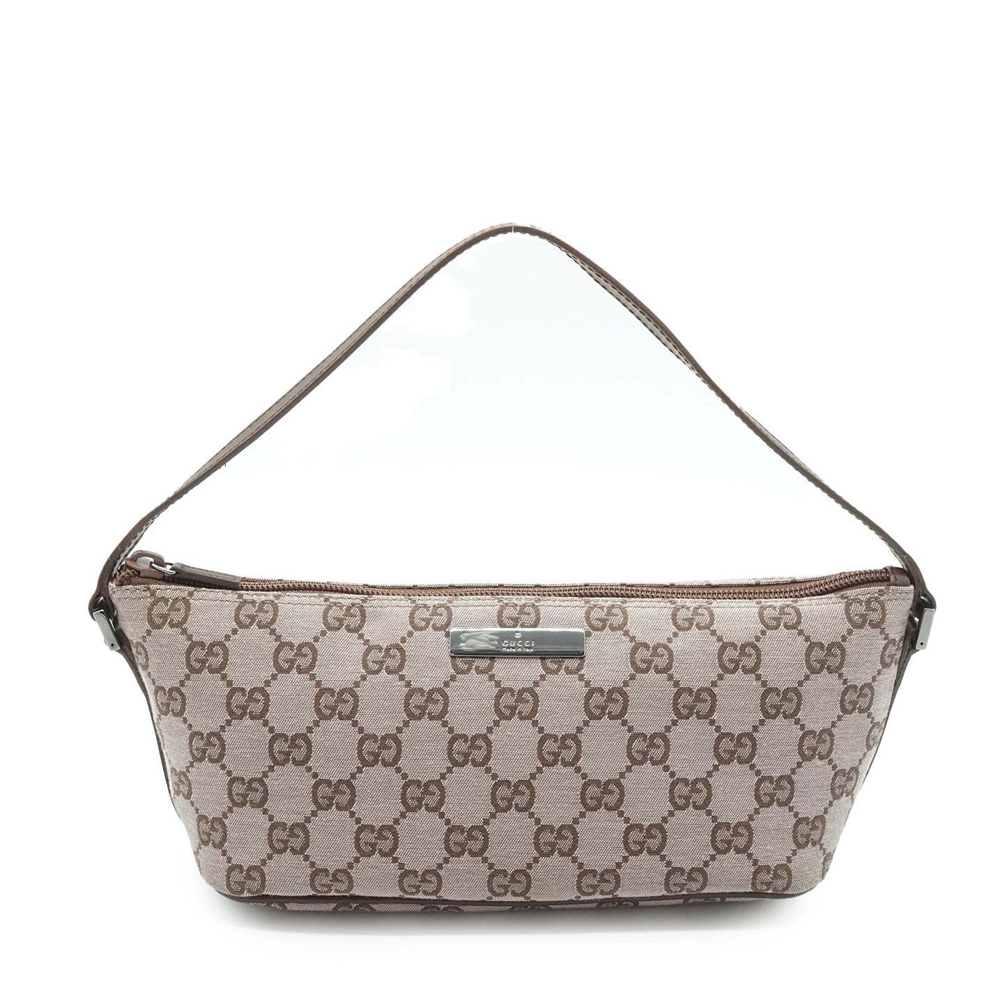 GG Canvas Boat Pochette