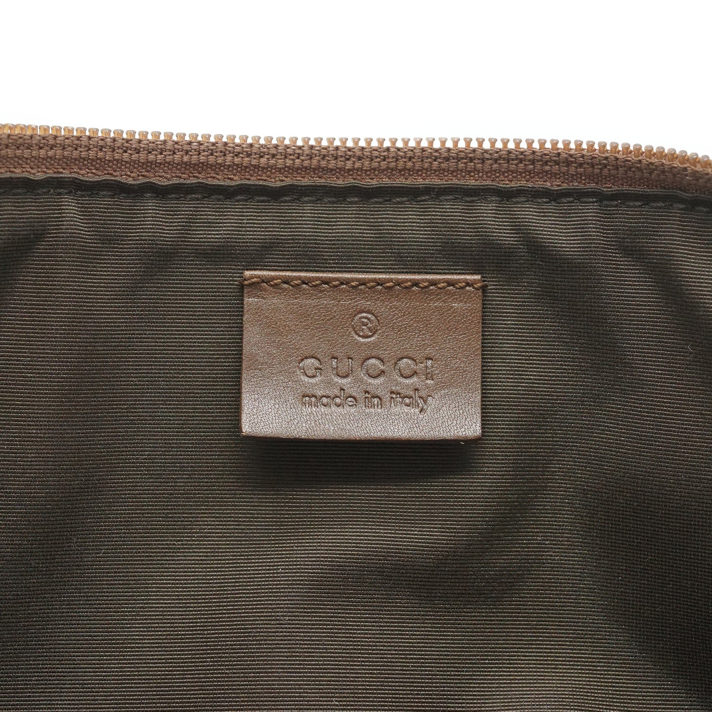 GG Canvas Boat Pochette