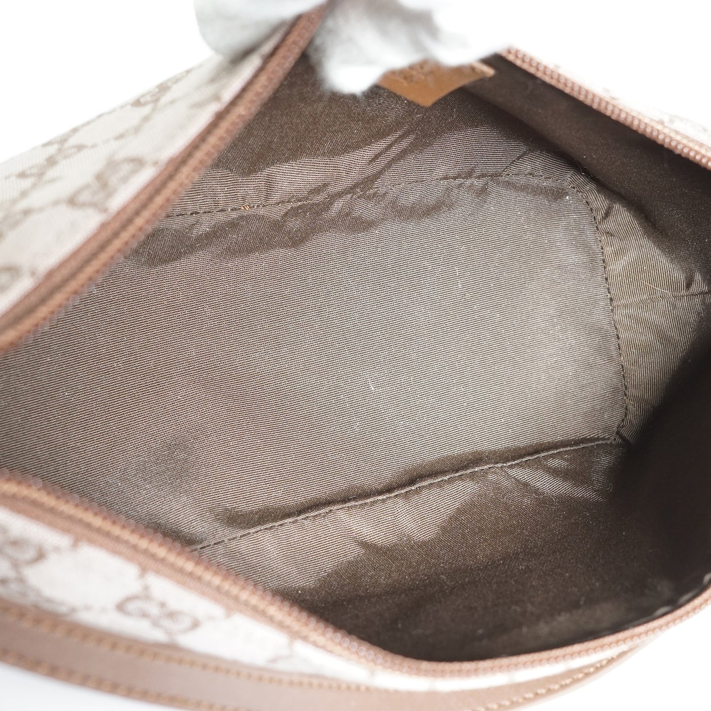 GG Canvas Boat Pochette