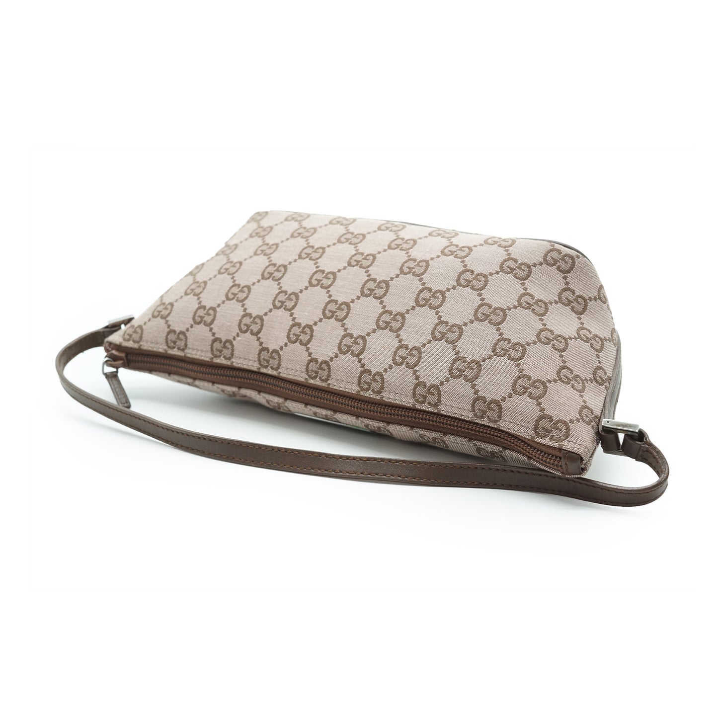GG Canvas Boat Pochette