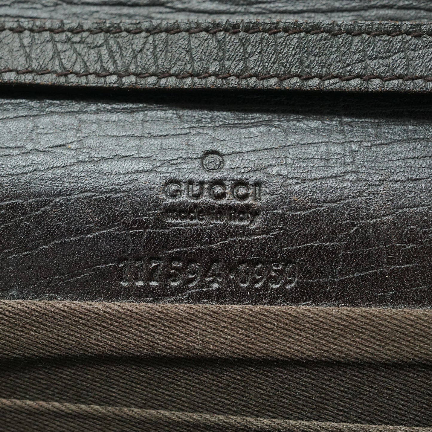 GG Canvas Vintage Bamboo Pochette Shoulder Bag