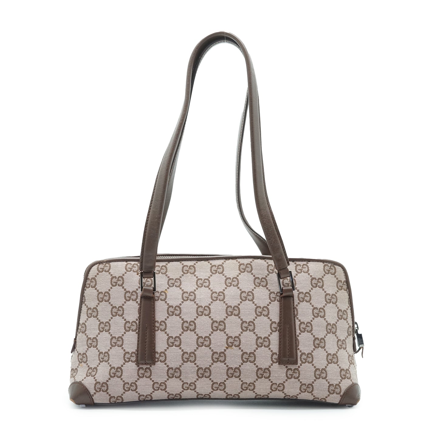 GG Canvas Leather Shoulder Bag