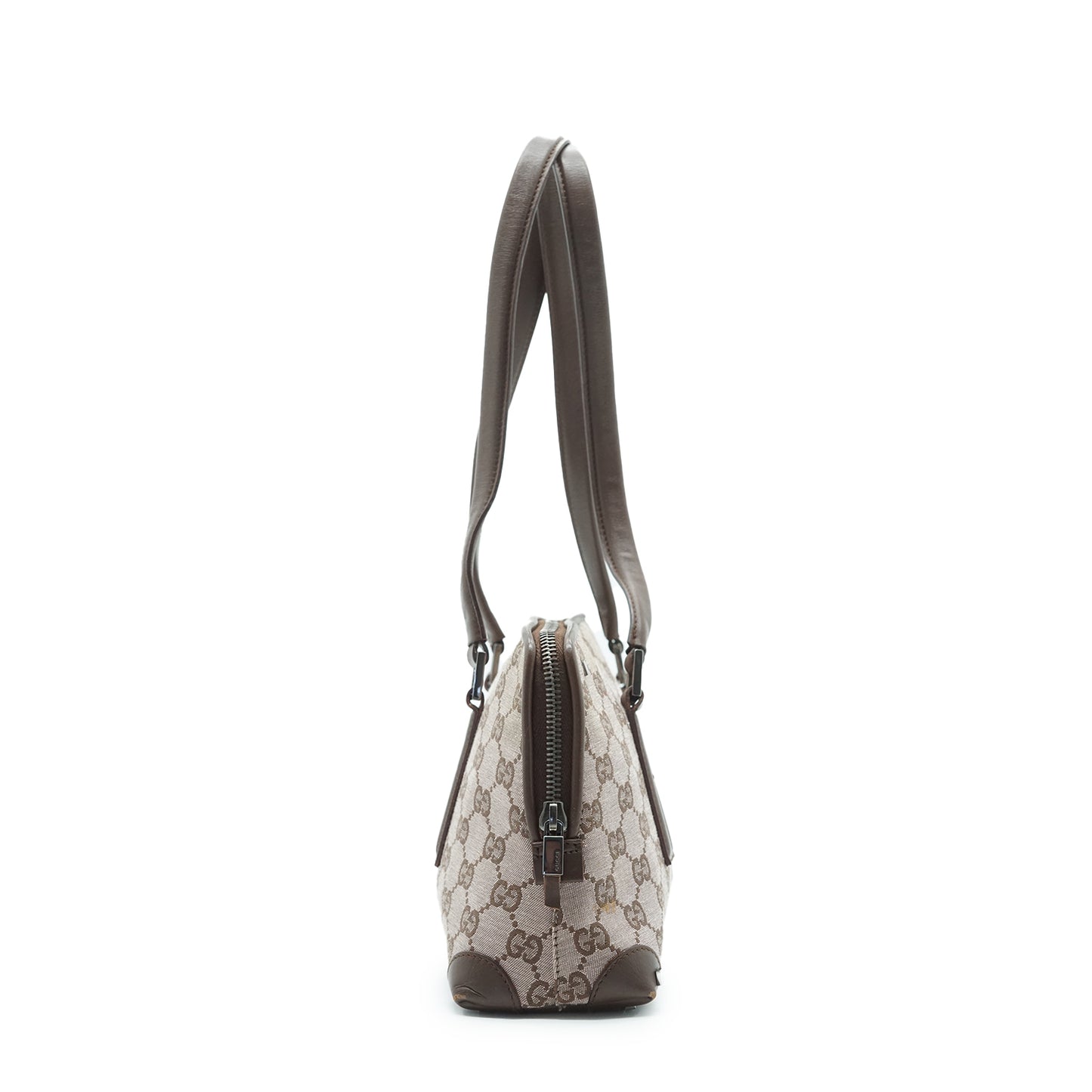 GG Canvas Leather Shoulder Bag