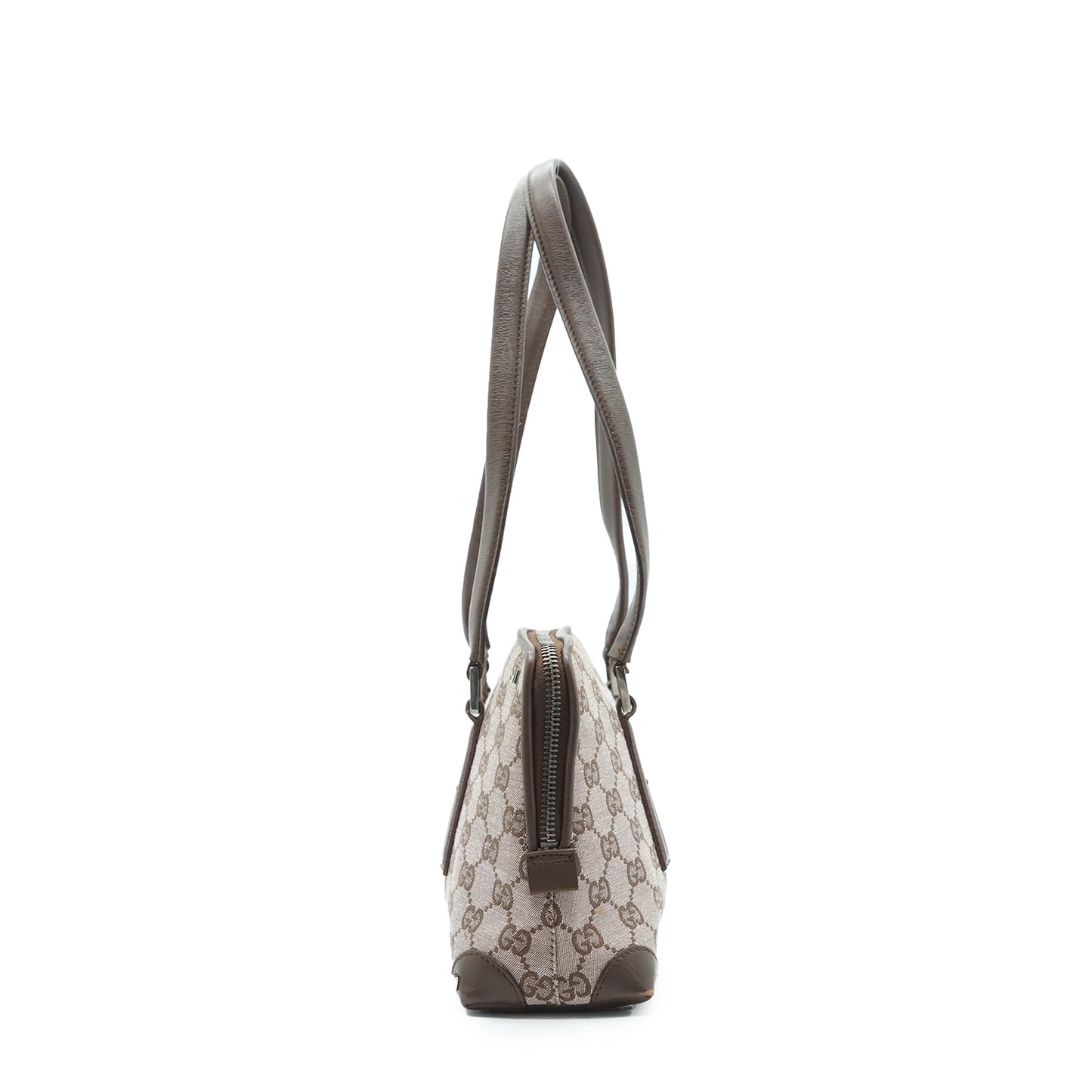 GG Canvas Leather Shoulder Bag