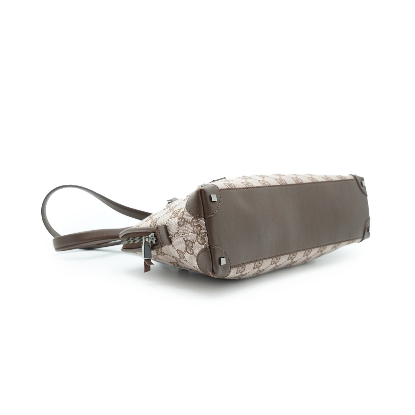 GG Canvas Leather Shoulder Bag