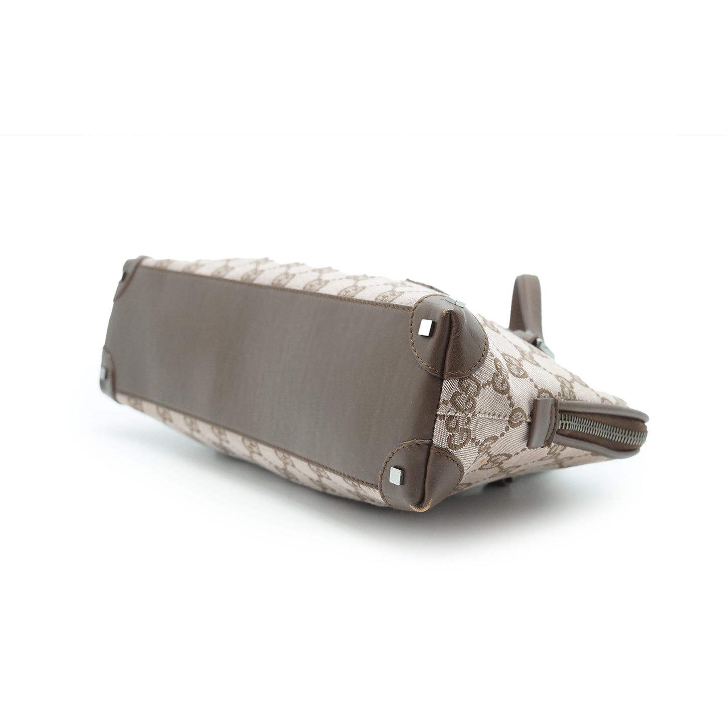 GG Canvas Leather Shoulder Bag