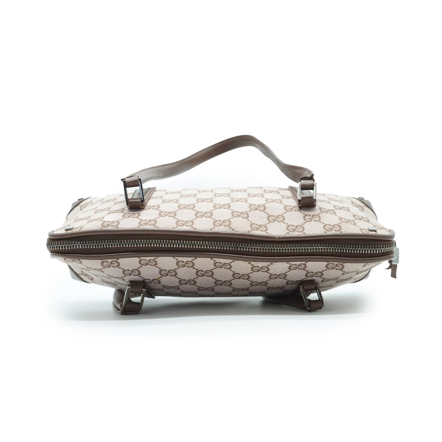 GG Canvas Leather Shoulder Bag