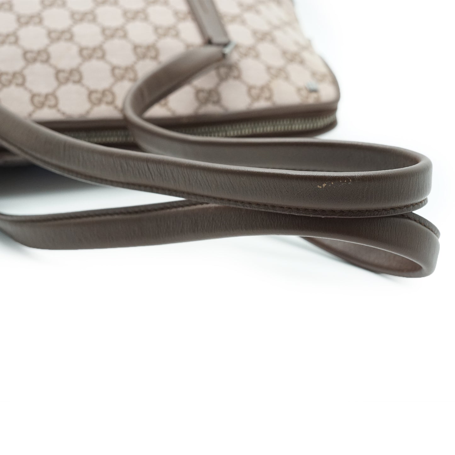 GG Canvas Leather Shoulder Bag