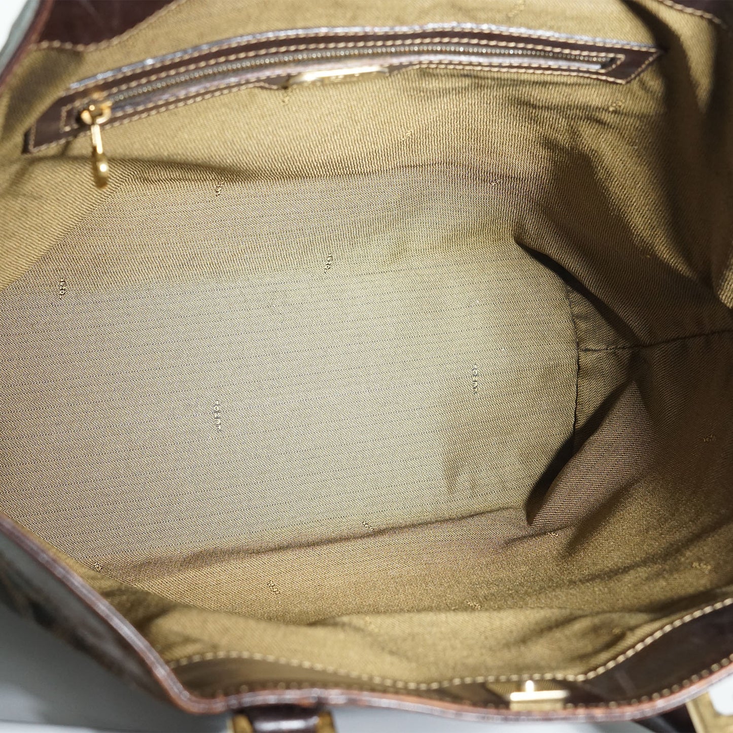 Zucca Canvas Leather Tote