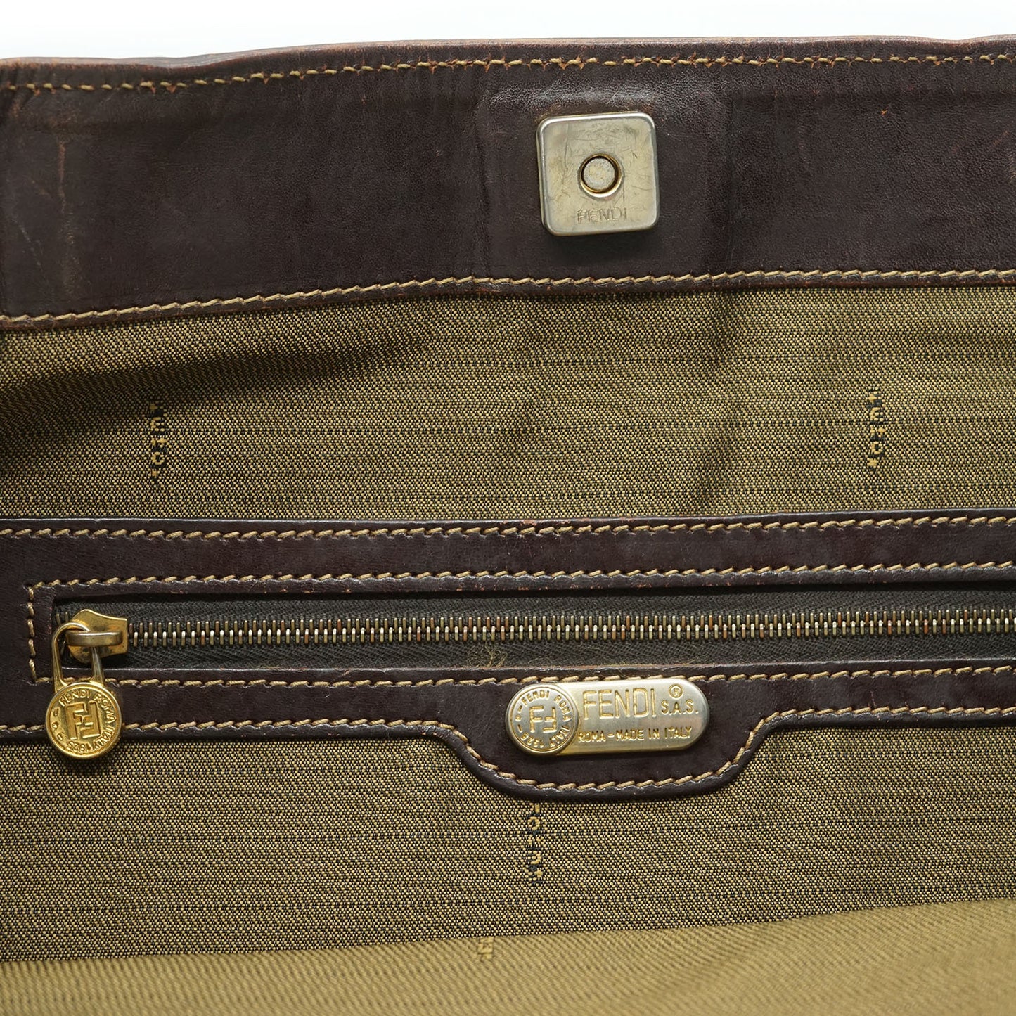 Zucca Canvas Leather Tote