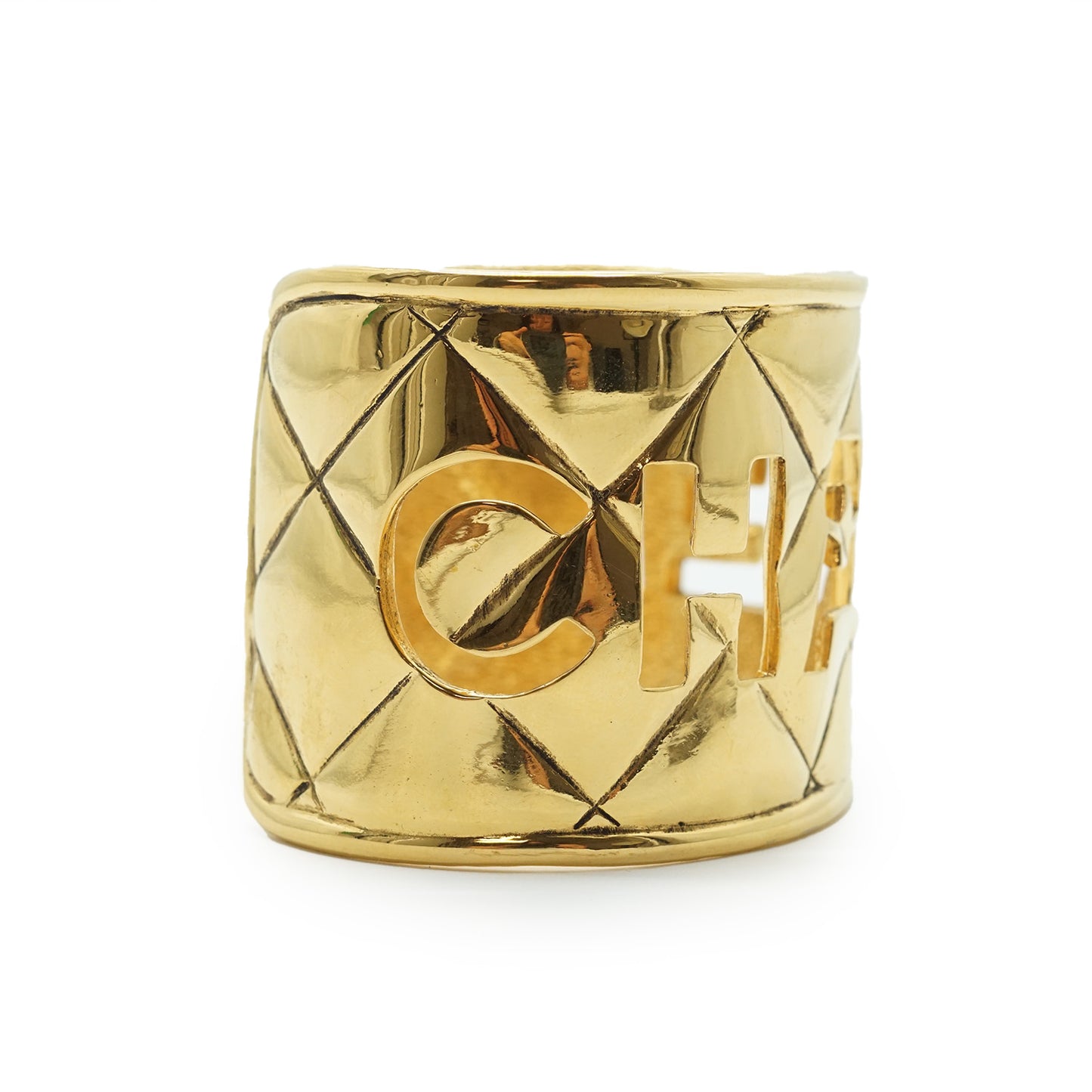 Gold Matelasse Bangle