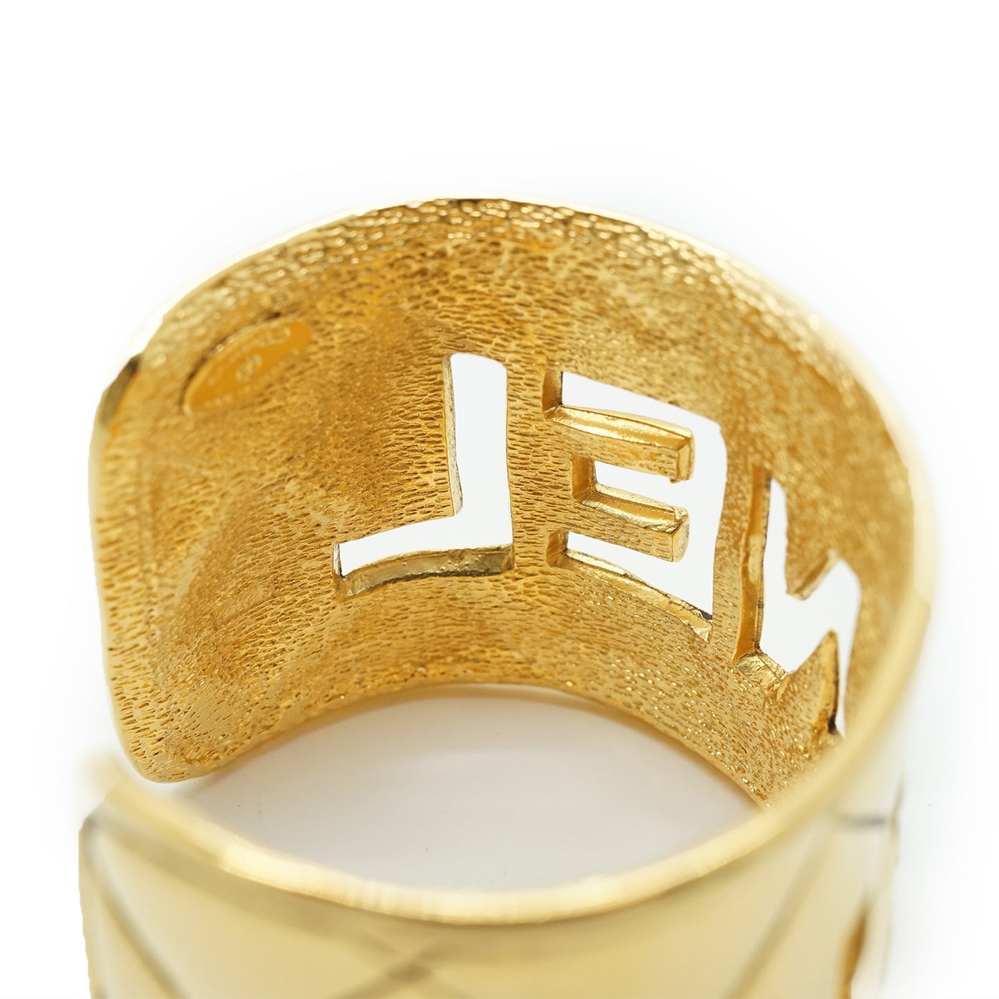 Gold Matelasse Bangle
