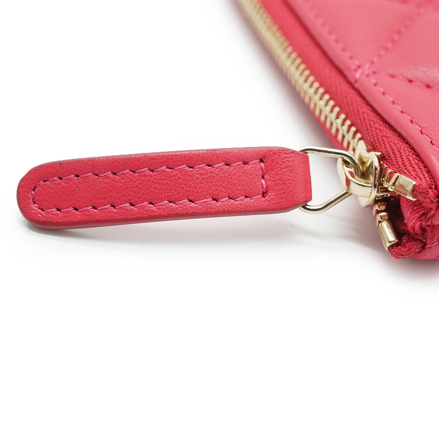 Matelasse Lambskin Leather Clutch