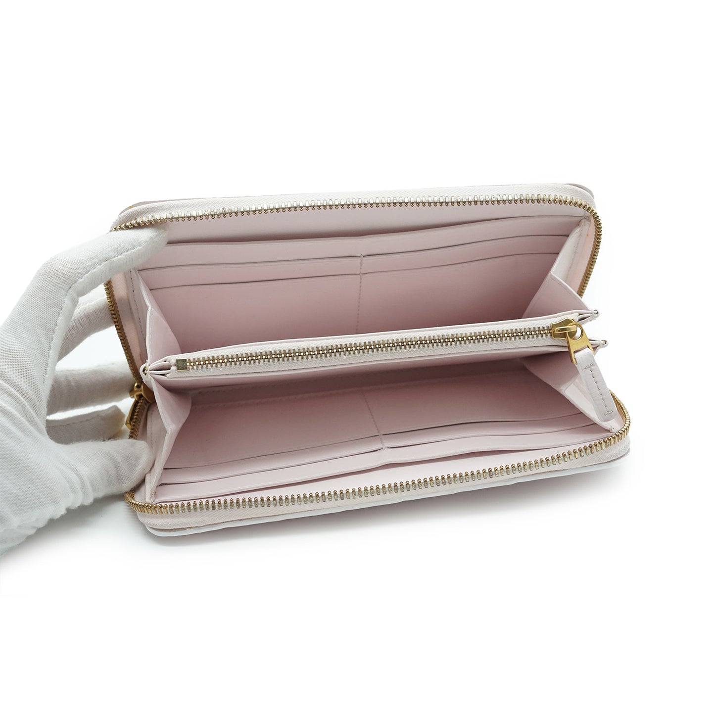 Maxi Intrecciato Round Long Wallet