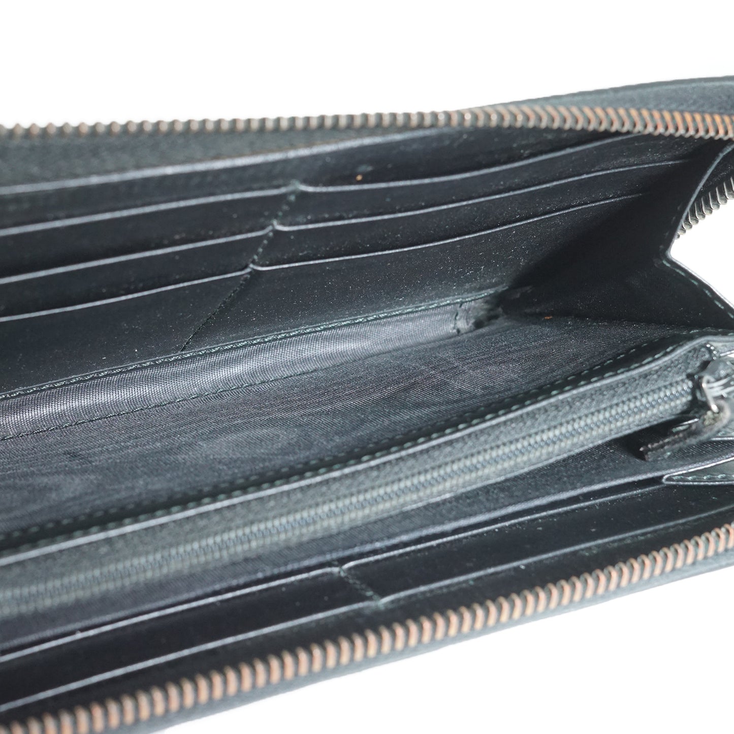 Guccissima Leather Zip Round Long Wallet