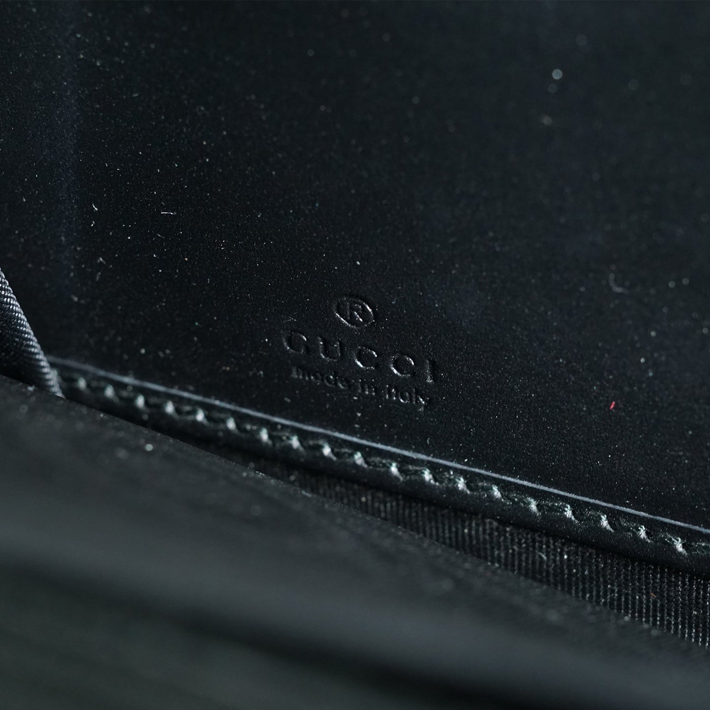 Guccissima Leather Zip Round Long Wallet