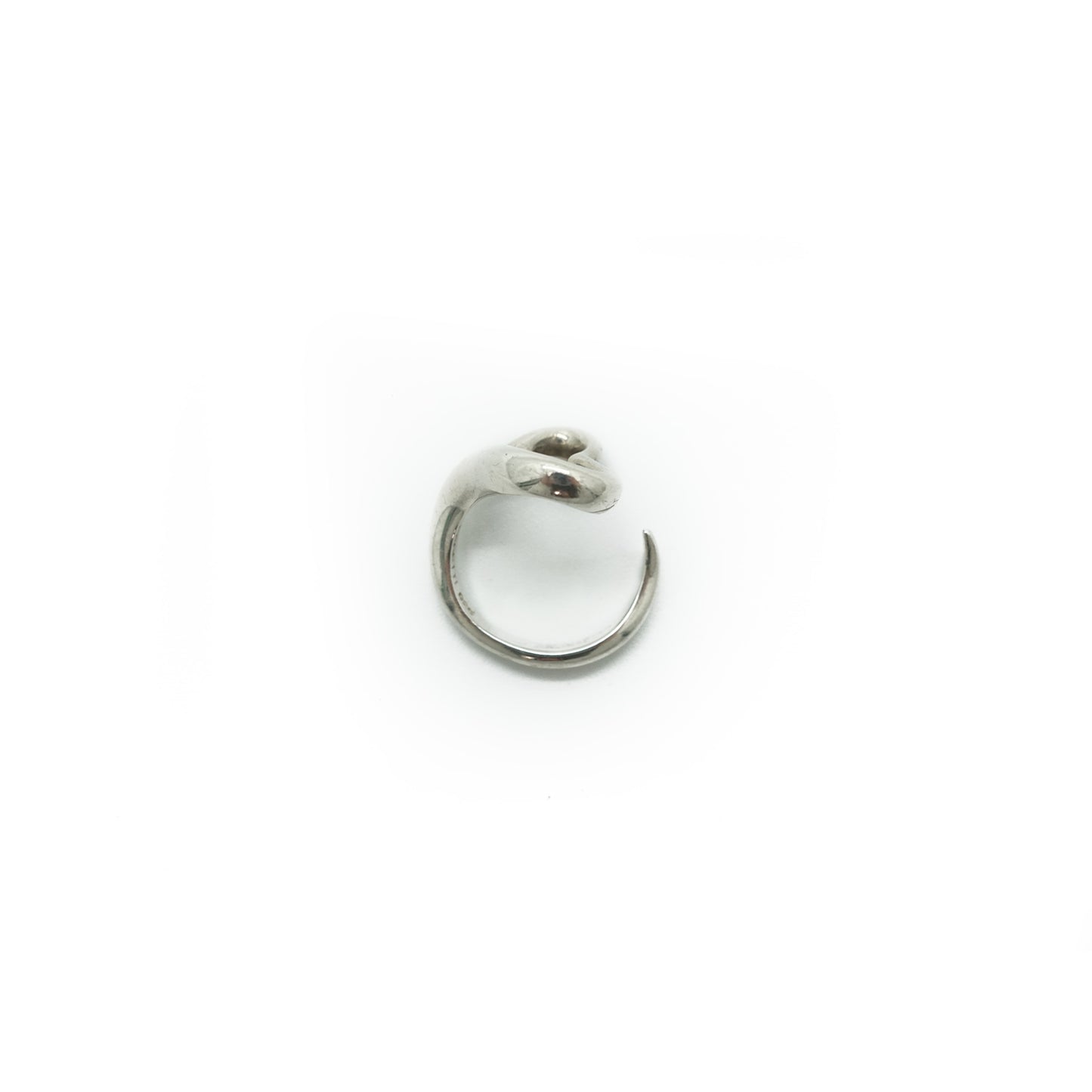 Elsa Peretti 825 Silver Open Heart Ring