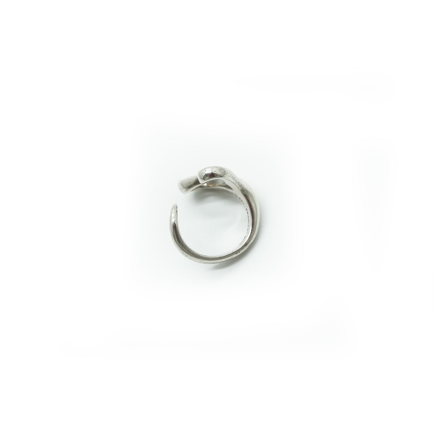 Elsa Peretti 825 Silver Open Heart Ring
