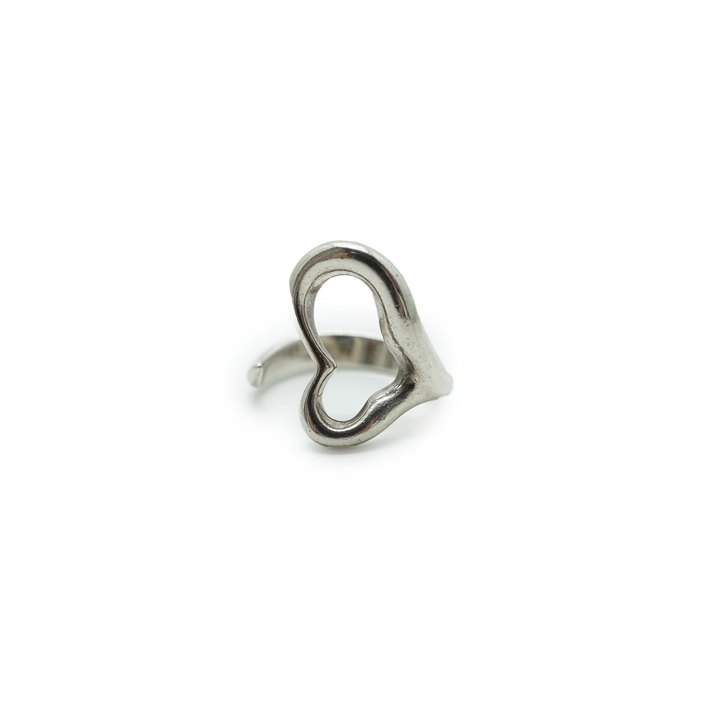 Elsa Peretti 825 Silver Open Heart Ring