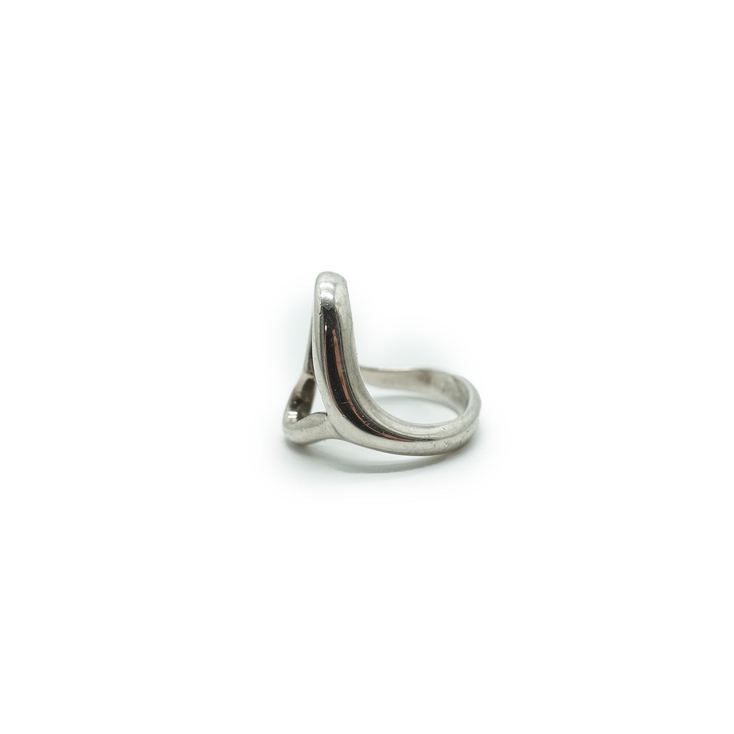 Elsa Peretti 825 Silver Open Heart Ring