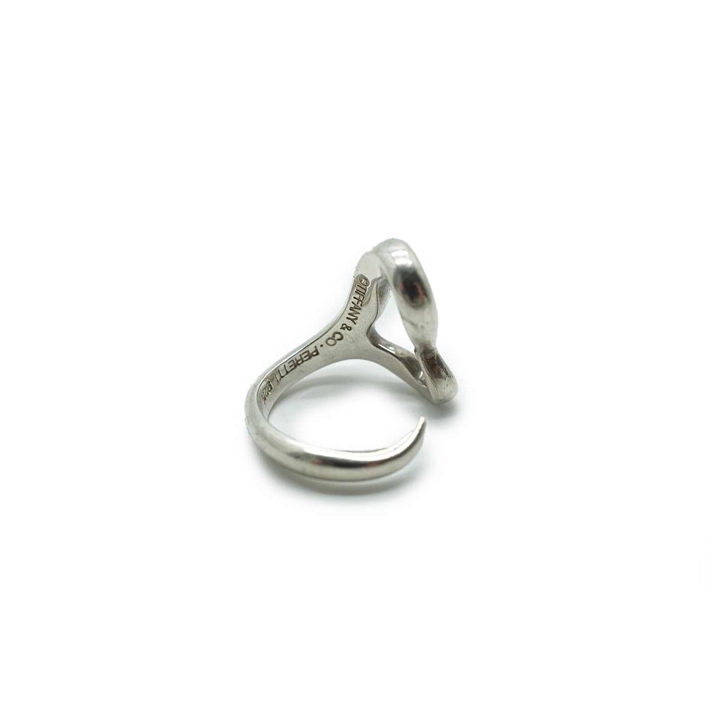 Elsa Peretti 825 Silver Open Heart Ring
