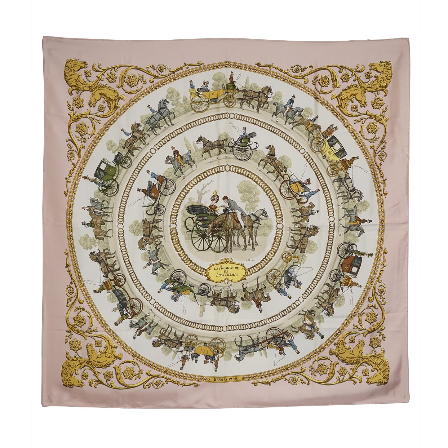 Silk Carre 90 Ledoux La Promenade de Longchamps