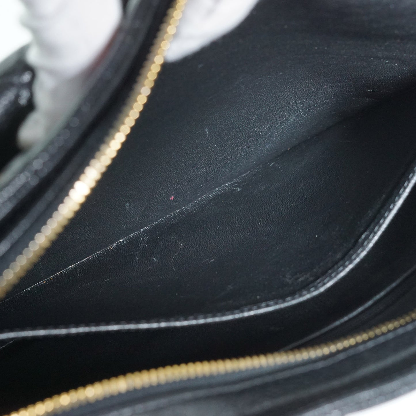 Caviar Skin Leather Chain Tote