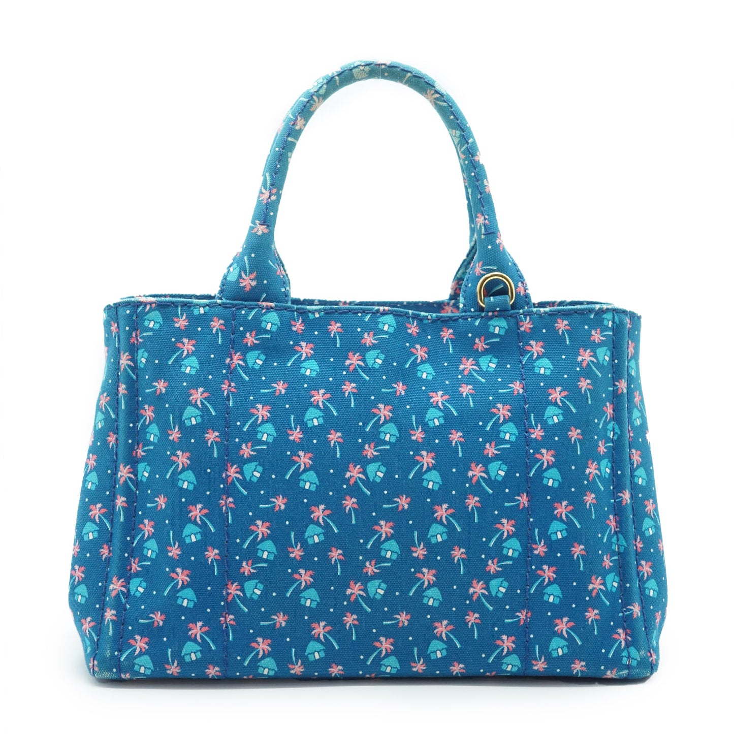 Palm Trees Print 2way Canapa Tote