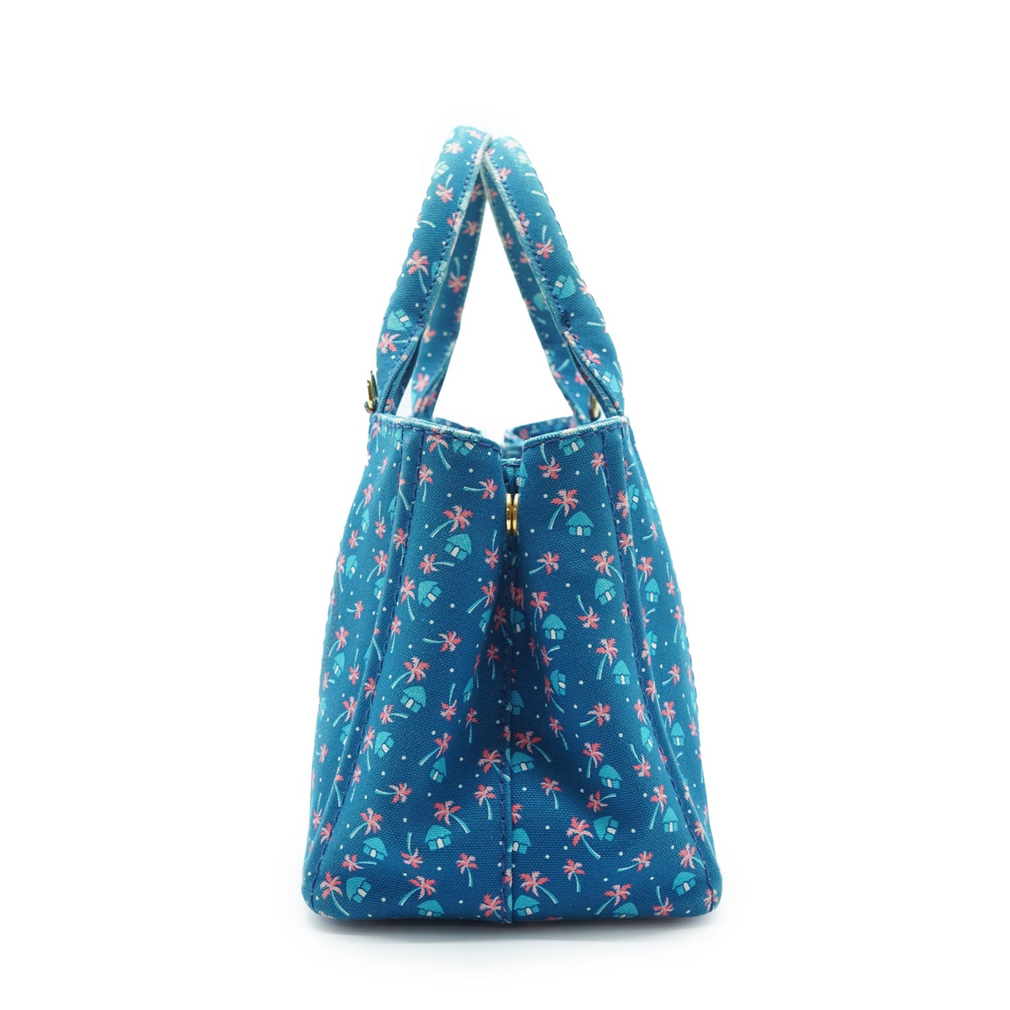 Palm Trees Print 2way Canapa Tote