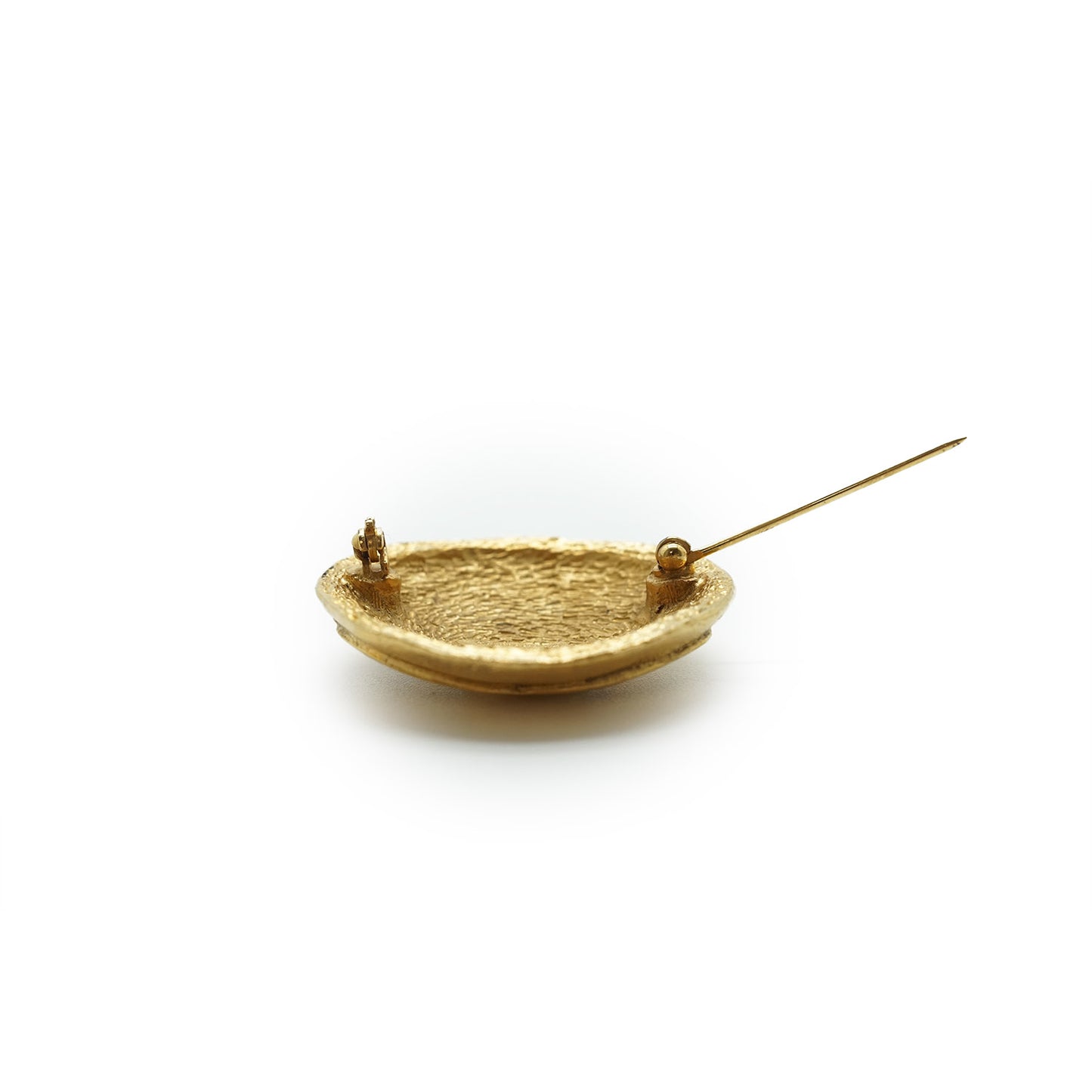 Coco Mark Circle Brooch