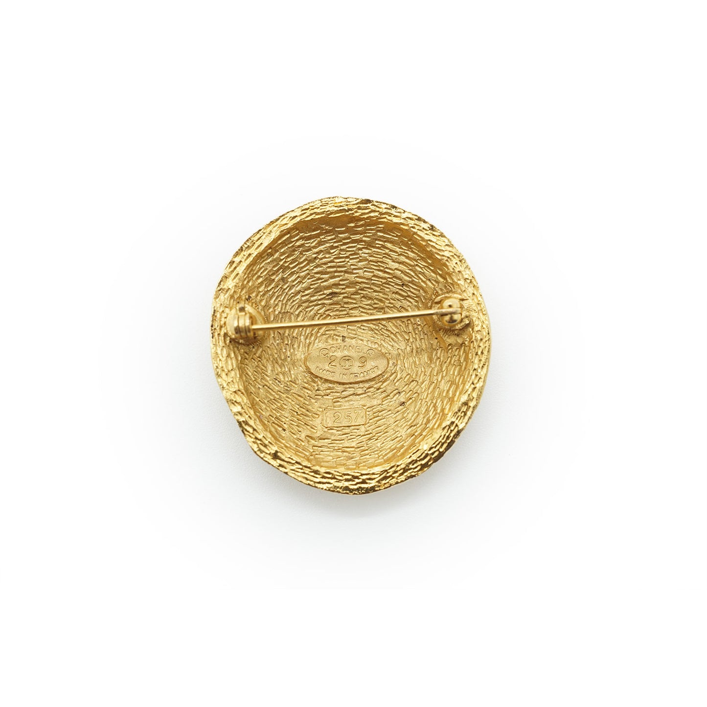 Coco Mark Circle Brooch