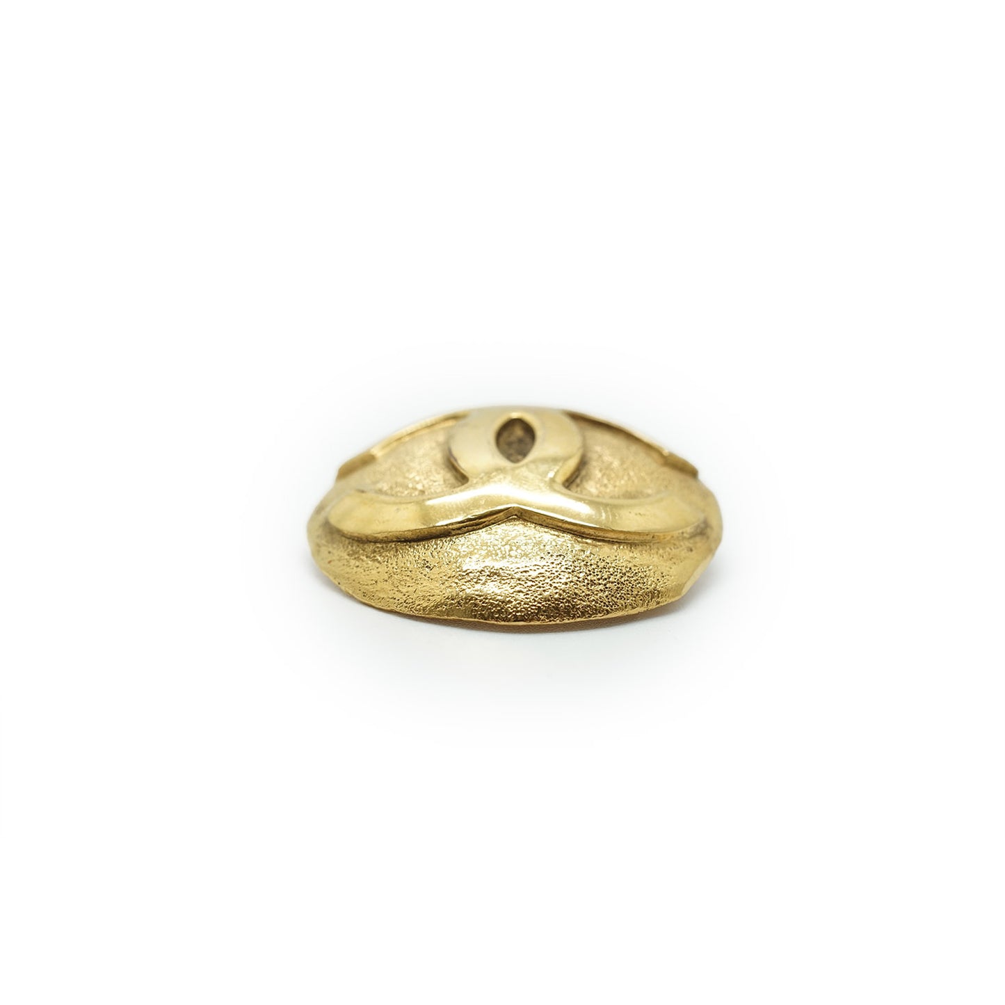 Coco Mark Circle Brooch