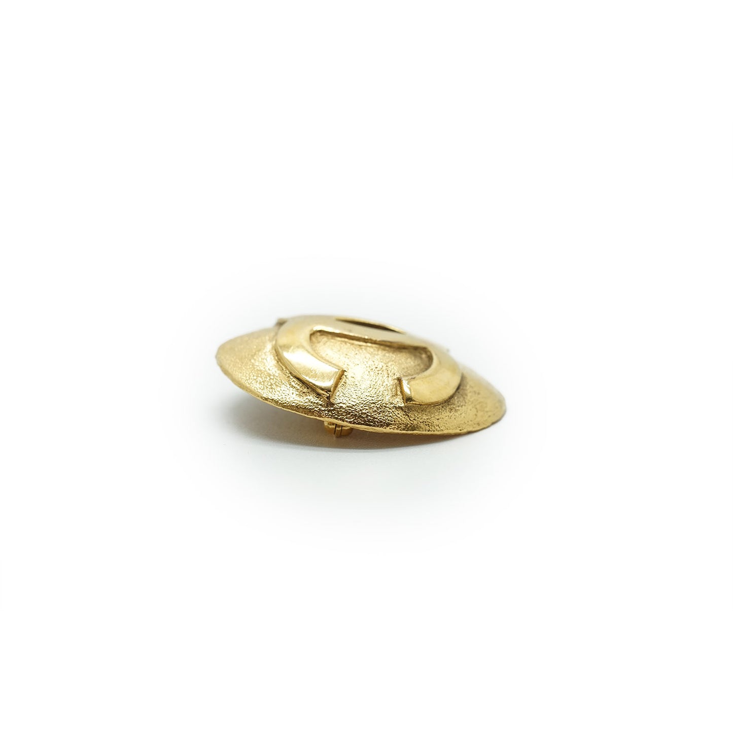 Coco Mark Circle Brooch