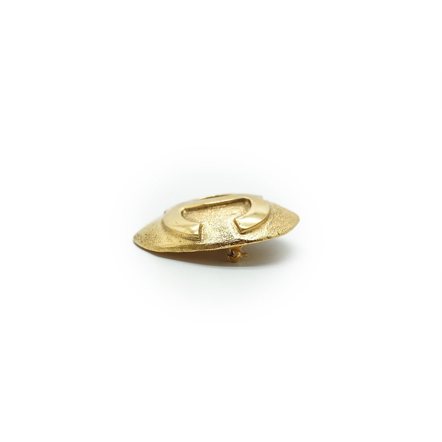 Coco Mark Circle Brooch