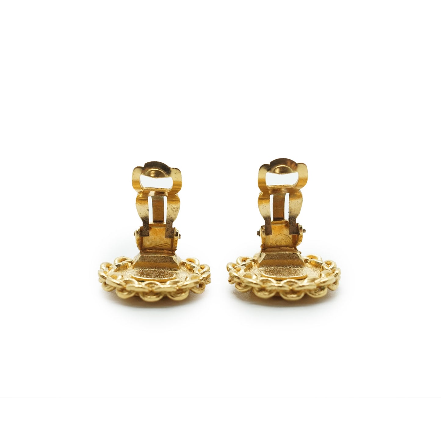 Coco Mark Clip Earrings