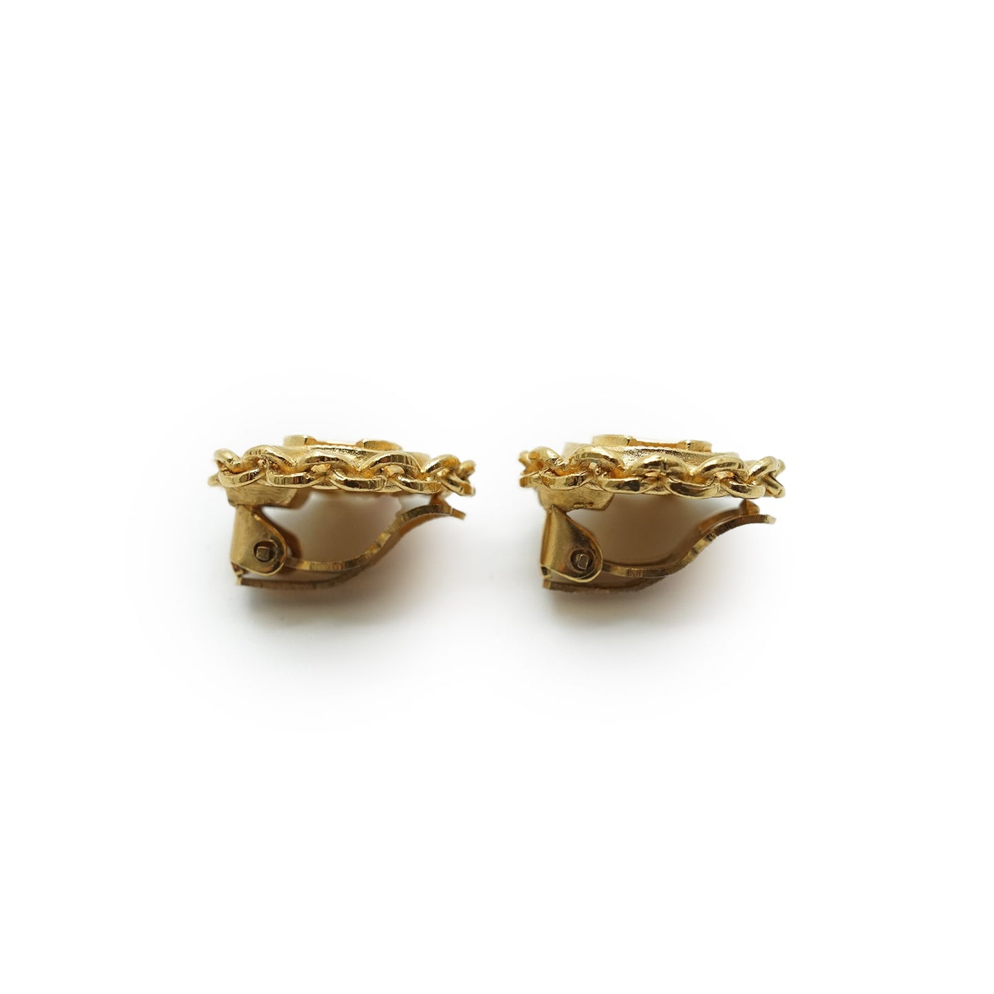 Coco Mark Clip Earrings