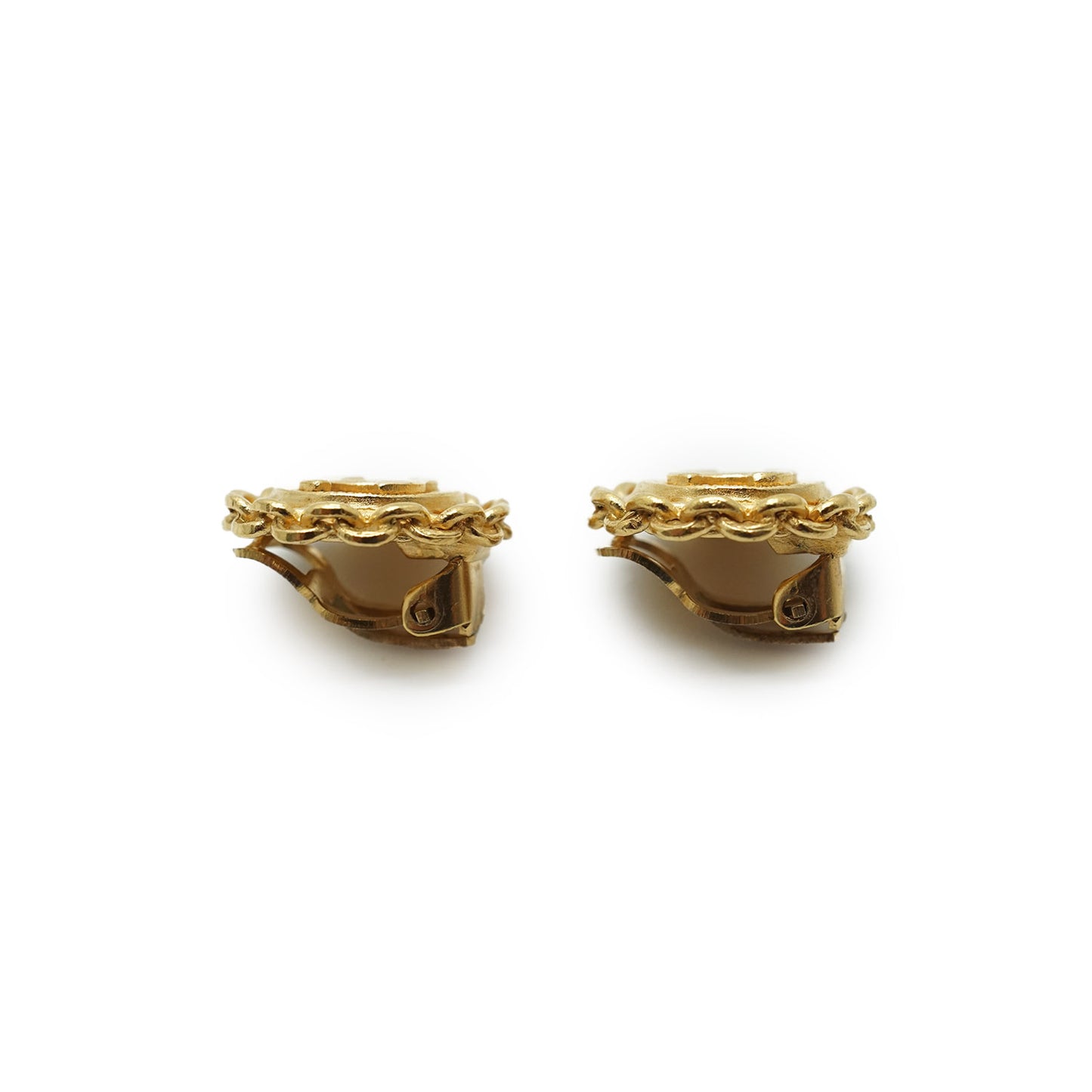 Coco Mark Clip Earrings