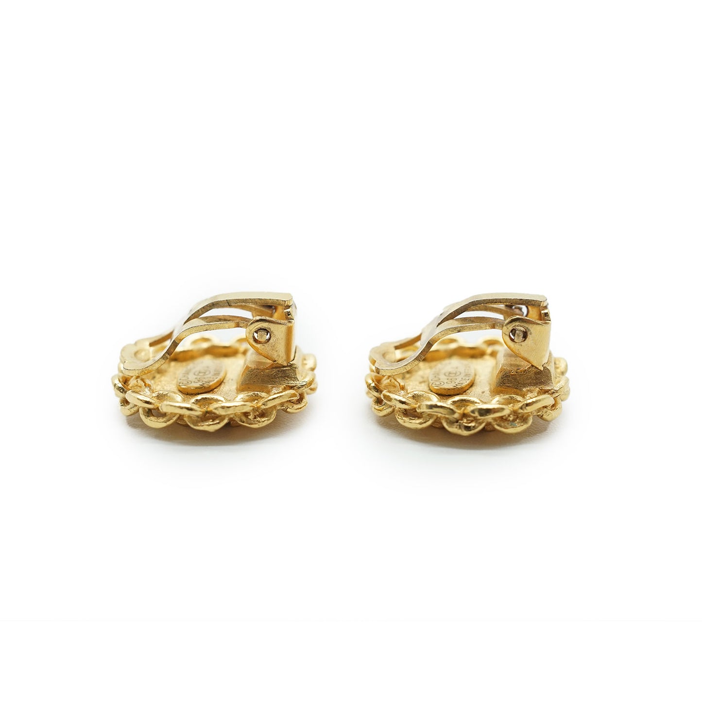 Coco Mark Clip Earrings