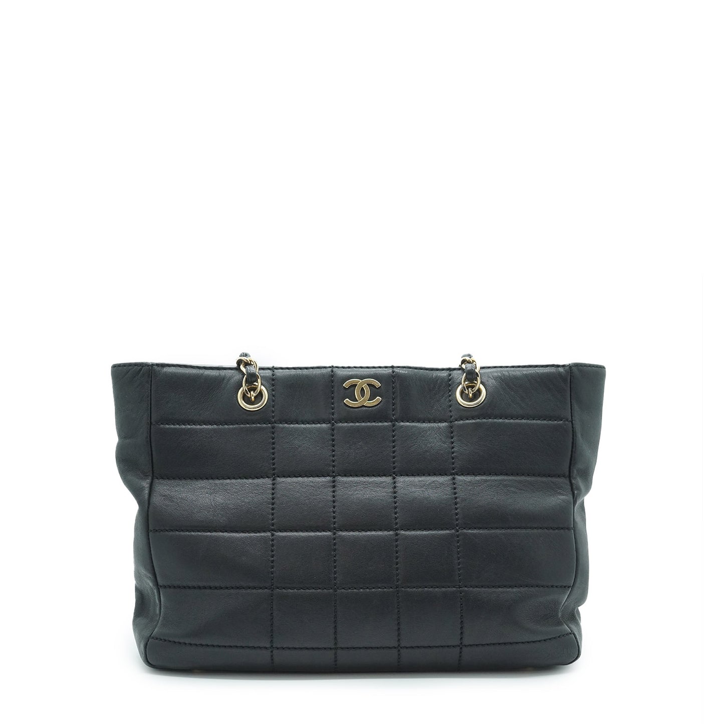 Chocolate Bar Double Chain Shoulder Bag