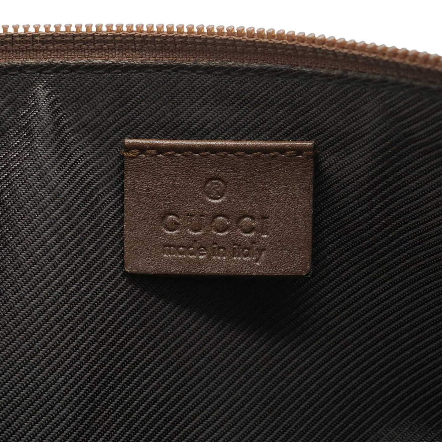 GG Canvas Boat Pochette