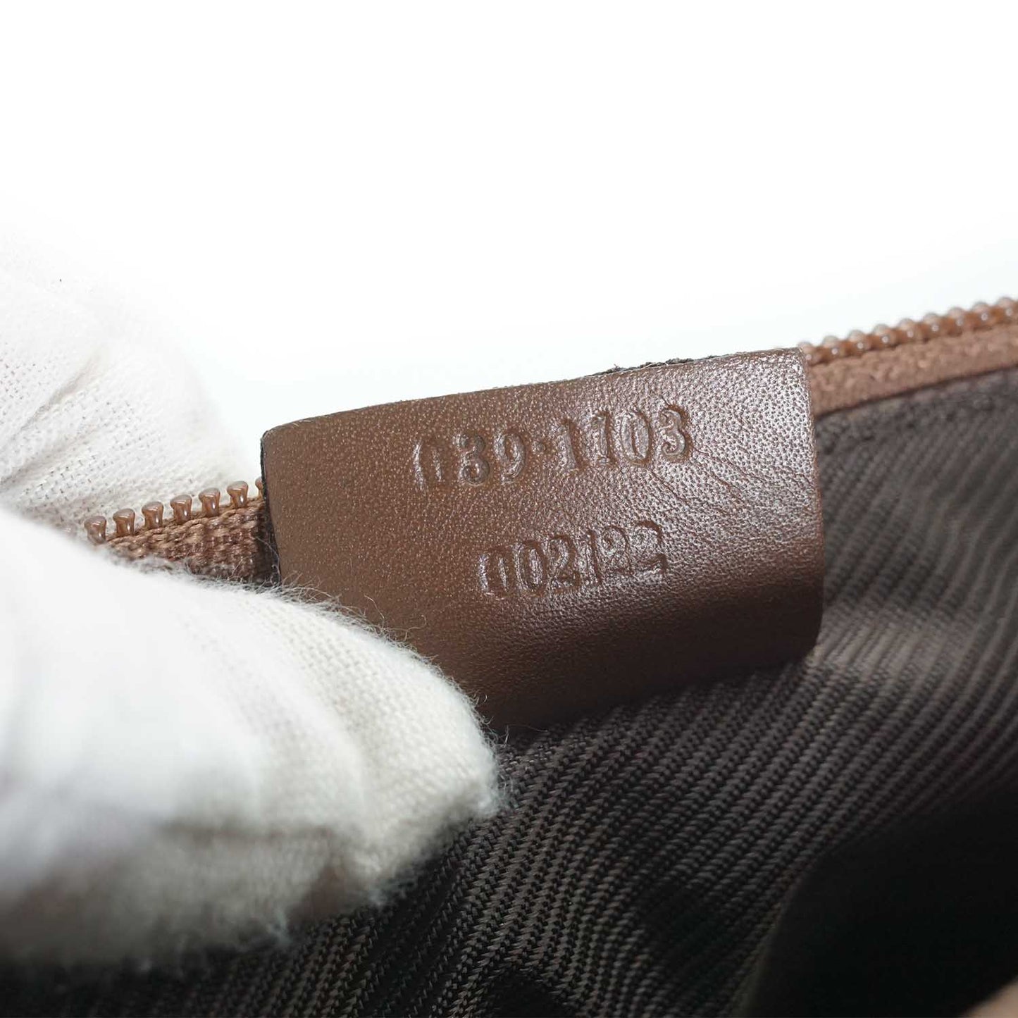 GG Canvas Boat Pochette