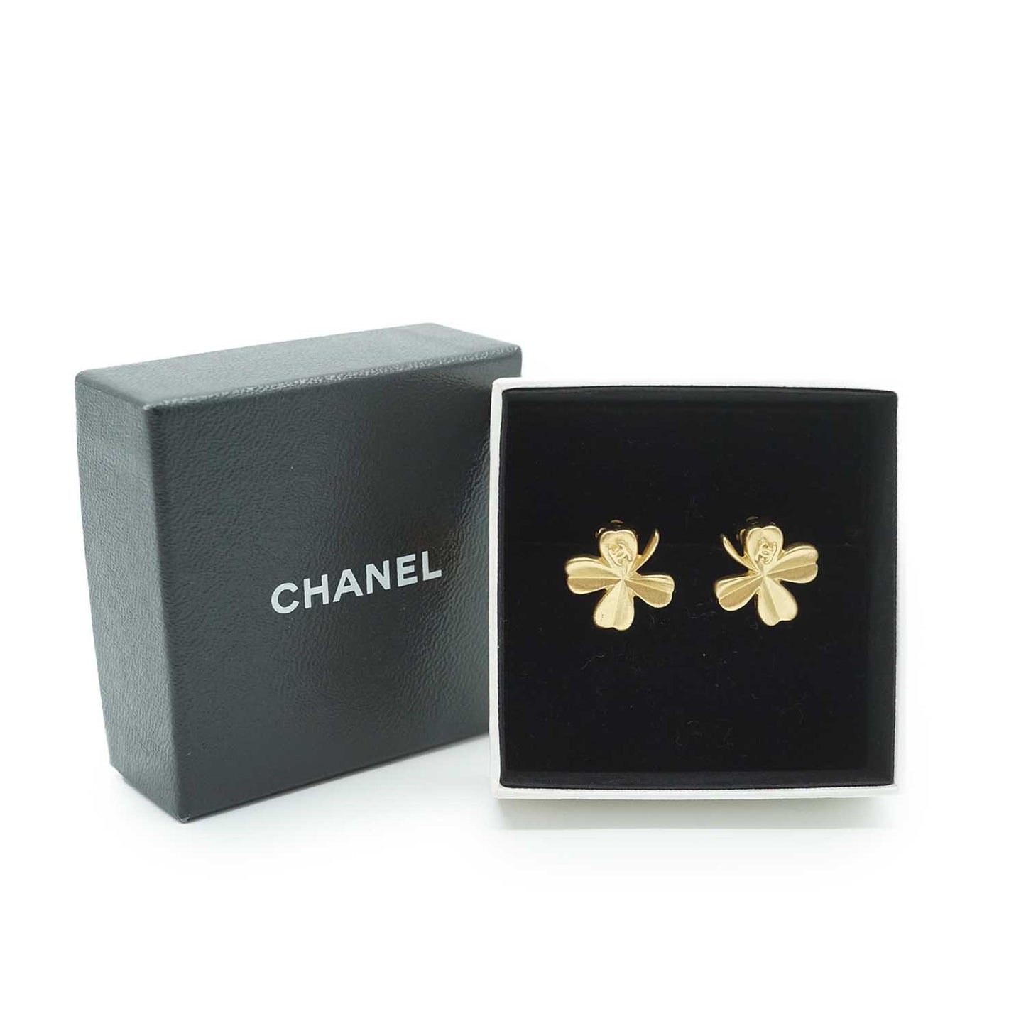 Four Leaf Clover Clip Earrings GP