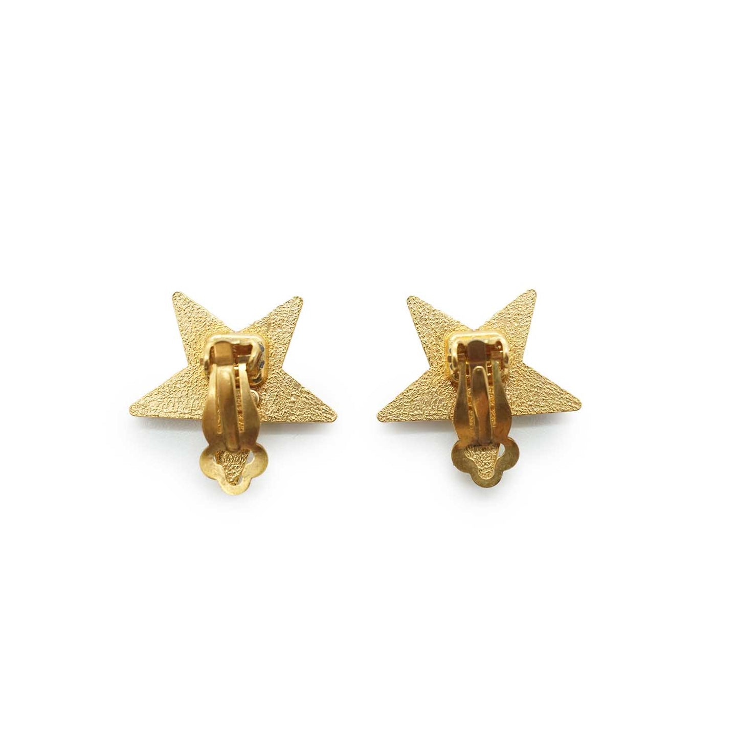 Star Clip Earrings GP