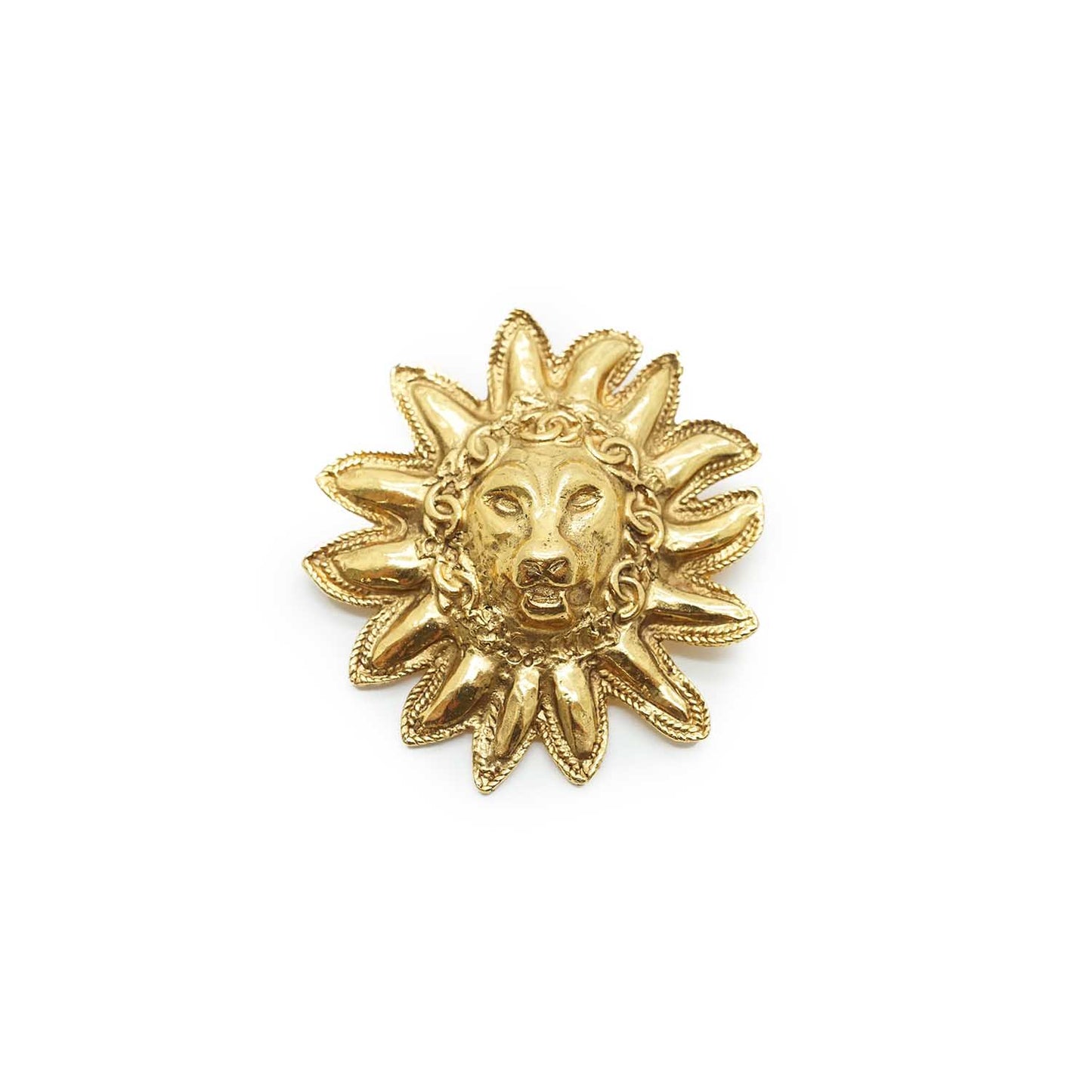 Lion Sun Brooch GP