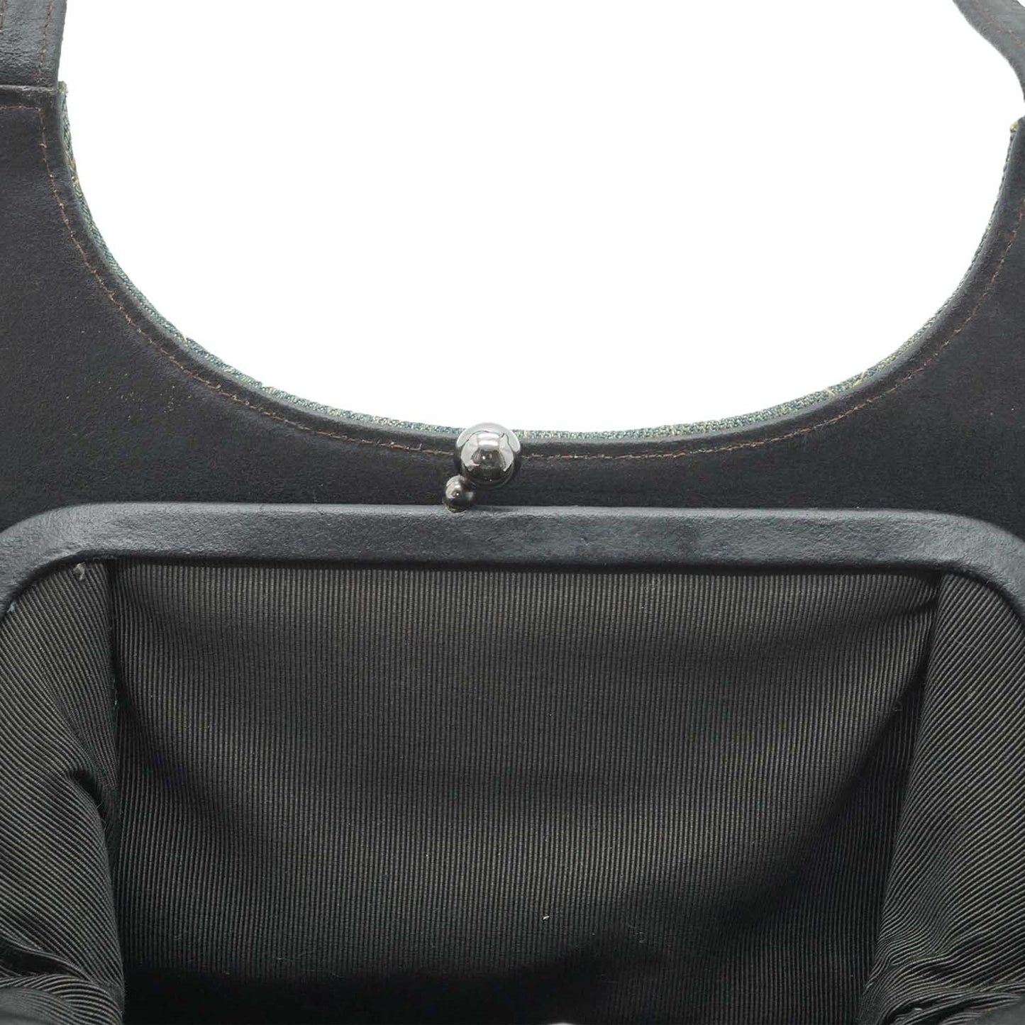 CC Chocolate Bar Denim Shoulder Bag