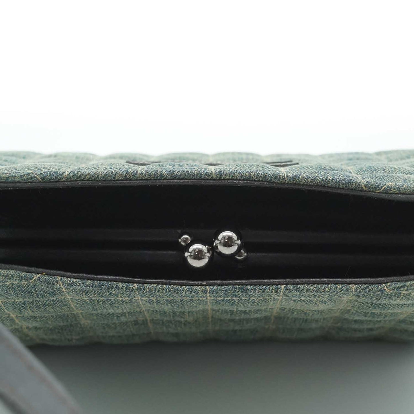 CC Chocolate Bar Denim Shoulder Bag