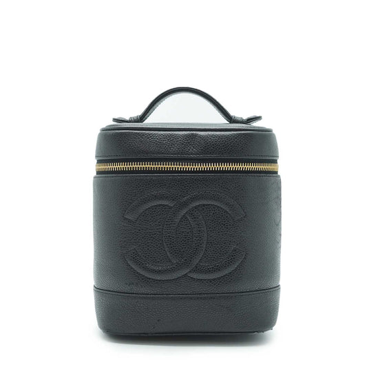 Caviar Skin Vanity Bag (damaged sticker)