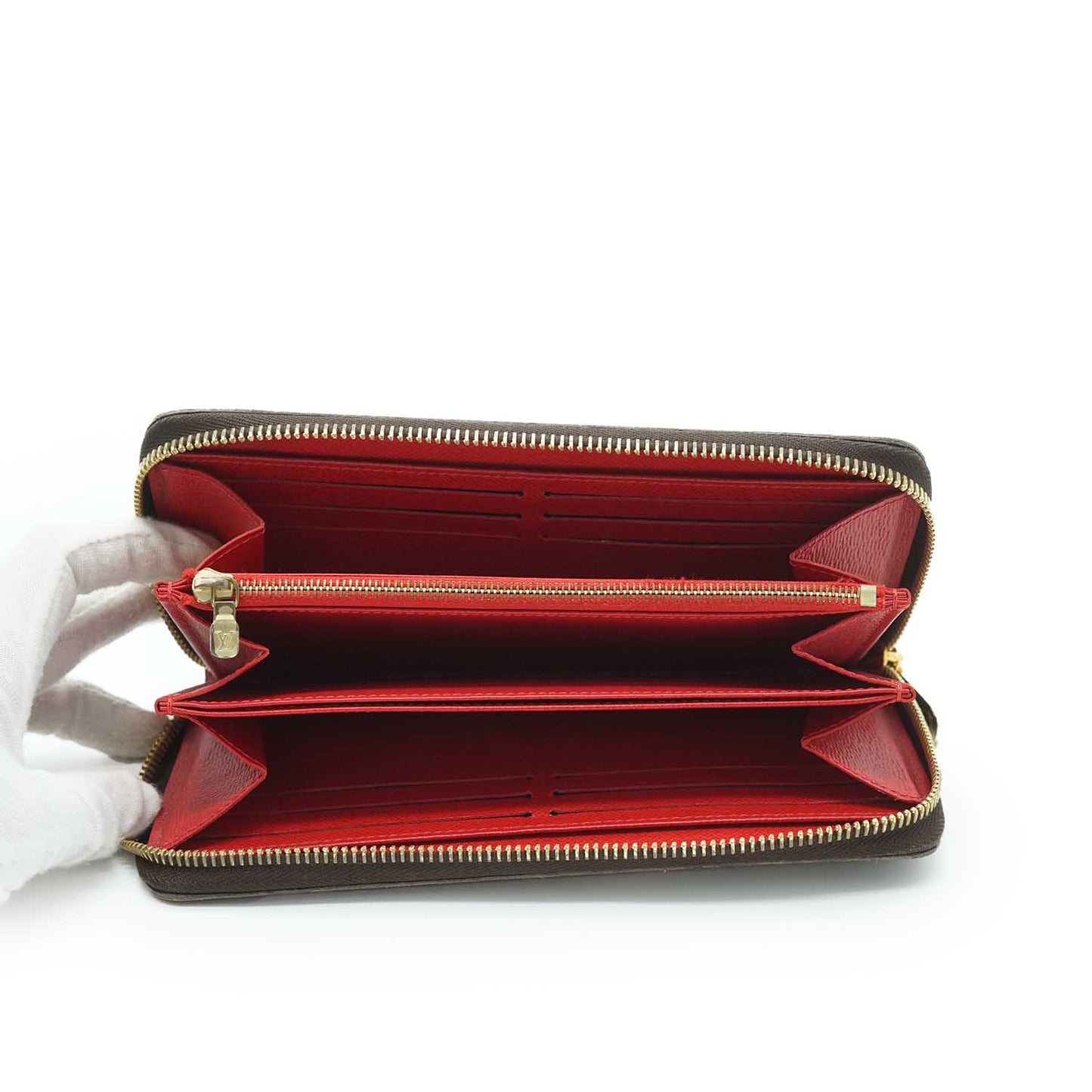 Monogram Sticker Zippy Long Wallet