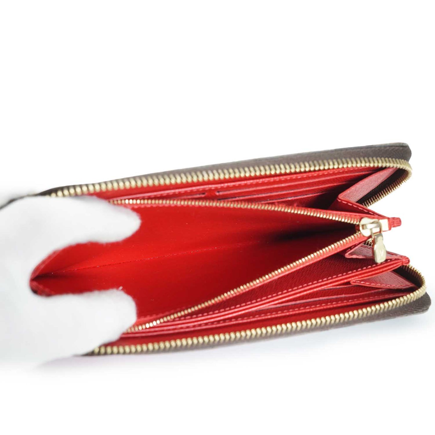 Monogram Sticker Zippy Long Wallet