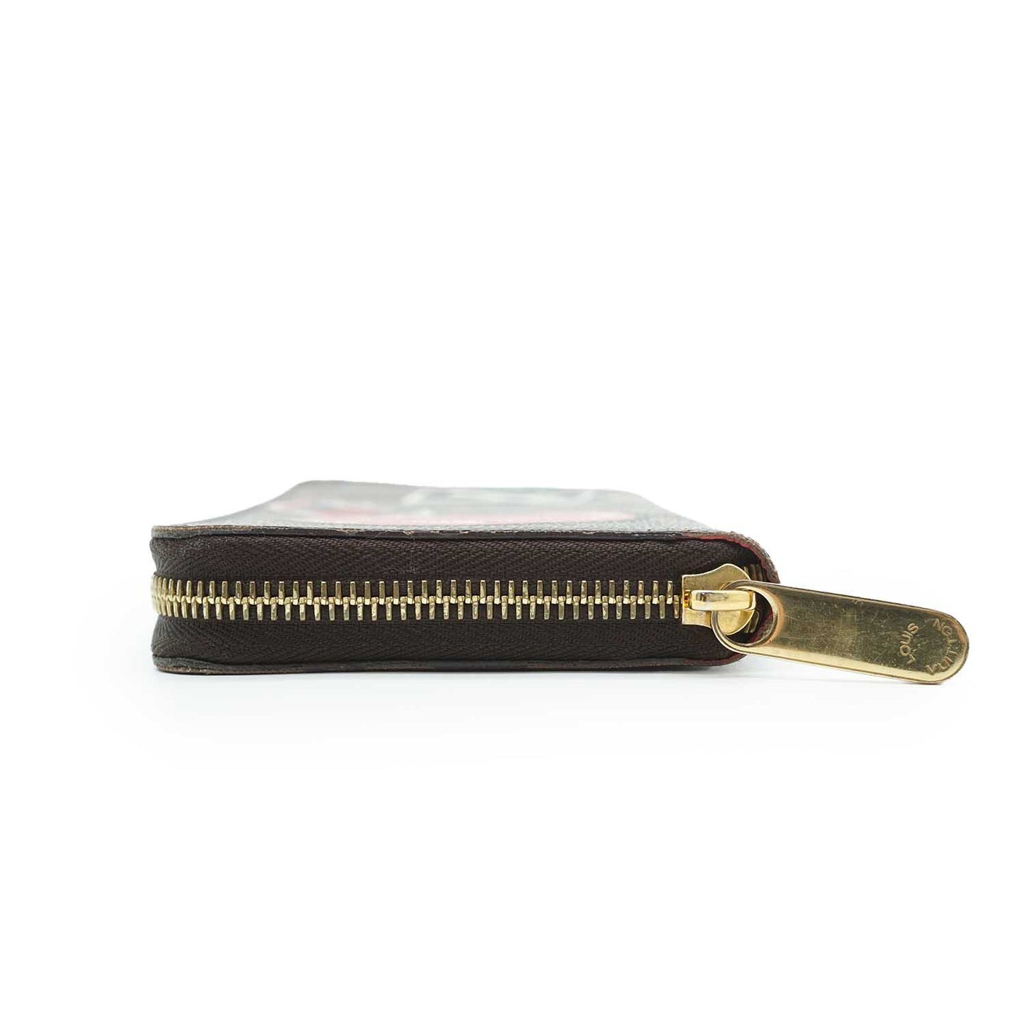 Monogram Sticker Zippy Long Wallet